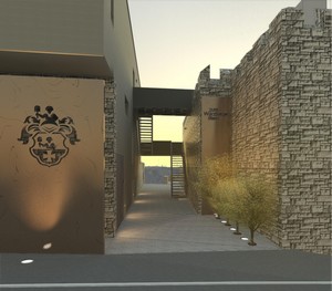 Modern und dennoch harmonisch fügt sich das „Refugium“ in die Lage Würzburger Stein ein, als Kontrapunkt zum Traumschloss Steinburg.